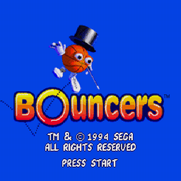 Bouncers (U) Title Screen